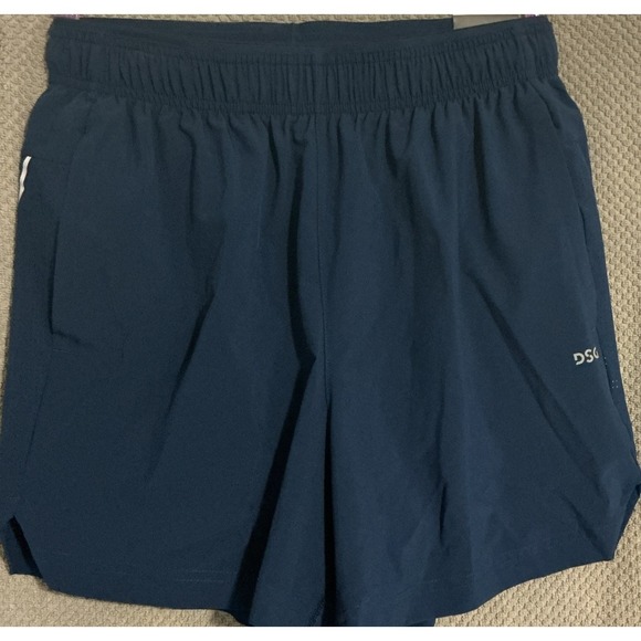 DSG Men's 5" 2-in-1 Stride Shorts Size Small University Navy NEW Built-in-Brief - Picture 13 of 16